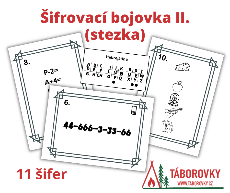 šifrovací stezka pro děti 